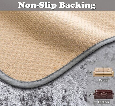 غطاء أريكة مخملي مسحوق من E-Solem للوسائد، غطاء أريكة بلون خالص، غطاء أريكة على شكل حرف L، غطاء منزلق للكرسي، غطاء كرسي بذراعين، غطاء مقعد، أسود 91.44 سم × 111.48 سم (قطعة واحدة/ليست كل المجموعة) in Kuwait