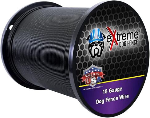 Extreme Dog Fence 18 Gauge Wire 1000 Ft - Heavy Duty Pet Containment Wire Compatible Every in-Ground Fence System Dogs - Pure Solid Copper Core Dog Containment System Wire in Saudi Arabia