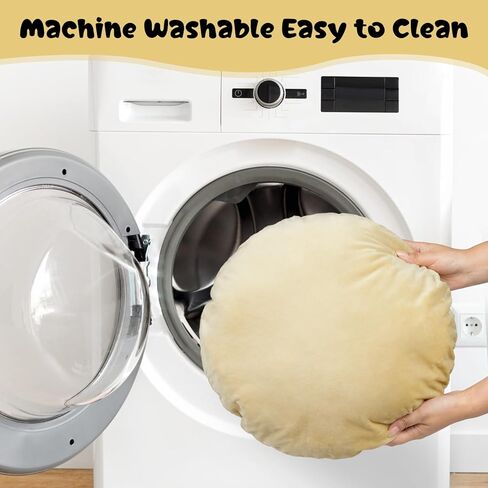 Dog Bed-Super Soft Dog Bed for Small Medium Dogs,21IN Pet Bed for Cat Dog,Ultrasoft Cozy Calming Dog Bed with Non-slip Bottom,Donut Pet Bed for Puppy Dog Cat in Kuwait