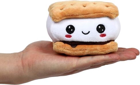 Fuyage كريم سمور البسكويت صار أفخم دمية على شكل كلب محشوة ألعاب من القطيفة لجرو الكلاب الصغيرة المتوسطة in Kuwait