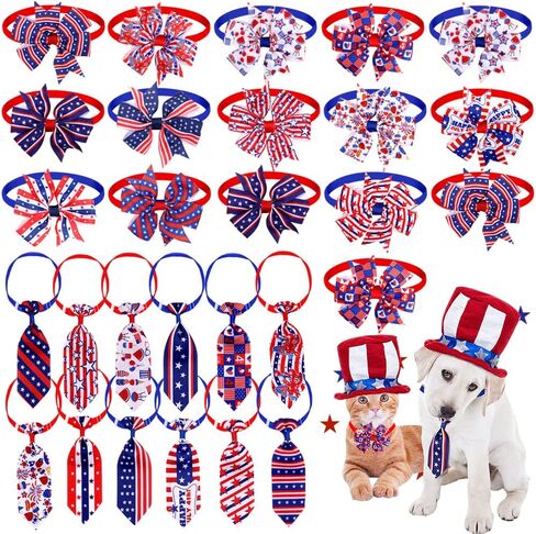 mruq pet 24pcs عيد الحب الكلب طوق العلاقات القوس مجموعة، قابل للتعديل عطلة عيد الحب الكلب الاستمالة العلاقات القوس والعلاقات الرقبة الكلب، العلاقات القوس الصغيرة الأساسية الكلب لمهرجان الملحقات طوق الكلب in Saudi Arabia