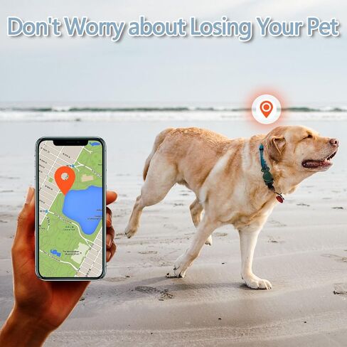 Waterproof Airtag Dog Collar Holder Compatible with Apple AirTag, Silicone Waterproof Air Tag Case for Dog Collar, Anti-Lost AirTag Holder for Pet Cat Dog GPS Tracker (Pink) in Kuwait