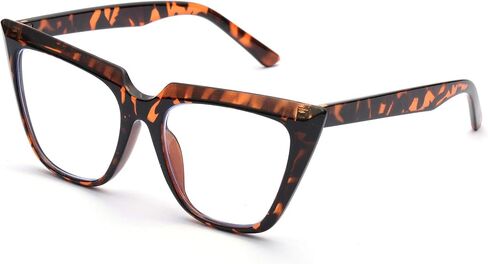 ZUVGEES Womens Chic Oversized CatEye Blue Light Blocking Reading Glasses Big Eyeglass Frames Large lens Computer Readers in Saudi Arabia