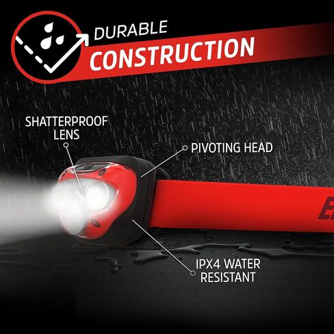 Energizer LED Headlamp Pro315, Rugged IPX4 Water Resistant Head Light for Camping, Outdoors, Power Outage Emergency (Batteries Included) in Kuwait