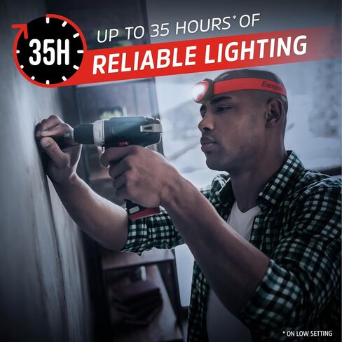 Energizer LED Headlamp Pro315, Rugged IPX4 Water Resistant Head Light for Camping, Outdoors, Power Outage Emergency (Batteries Included) in Kuwait