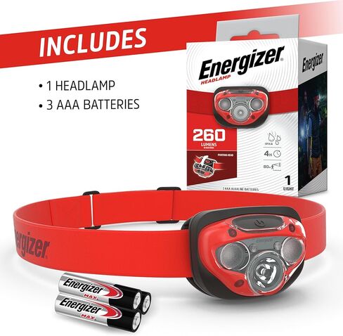 Energizer LED Headlamp Pro315, Rugged IPX4 Water Resistant Head Light for Camping, Outdoors, Power Outage Emergency (Batteries Included) in Kuwait
