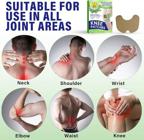 iTecFreely Knee Patches, 24 PCS Heat Patches for Knee - Effective Soothes Discomfort for Knee, Back, Neck & Shoulder in Kuwait