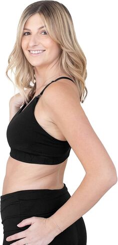 Kindred Bravely 2-Pack Hands Free Sports Pumping Bra Bundle (Black and Teal, X-Large) in Saudi Arabia