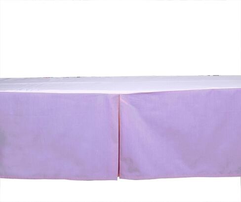 Bacati Solid Crib/Toddler Bed Skirt Dust Ruffle, Black, 13 inches Drop in Saudi Arabia