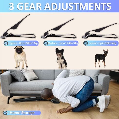 كرسي هزاز للكلاب من MUNLIT، سرير هزاز محمول للحيوانات الأليفة، أسرة قابلة للغسل للكلاب الصغيرة، سرير أريكة هزاز قابل للطي للحيوانات الأليفة بوزن أقل من 22 رطل/10 كجم in Kuwait