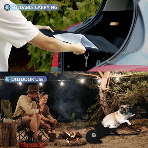 كرسي هزاز للكلاب من MUNLIT، سرير هزاز محمول للحيوانات الأليفة، أسرة قابلة للغسل للكلاب الصغيرة، سرير أريكة هزاز قابل للطي للحيوانات الأليفة بوزن أقل من 22 رطل/10 كجم in Kuwait