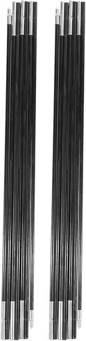 Fiberglass Tent Poles 3.96M, 2 Pieces Universal Fiber Glass Tent Rod Tarp Poles for Awnings, Portable Lightweight Replacement Poles for Camping, Hiking Accessories in Saudi Arabia