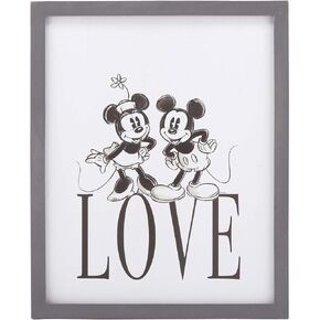 Disney Mickey Mouse Do the Impossible Framed Wood Wall Decor | Fun Mickey Wall Art for Bedroom or Office in Kuwait
