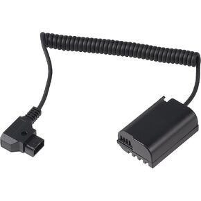 Hersmay Coiled D-tap to DMW-BLK22 Dummy Battery for Panasonic Lumix GH6, GH5 II, DC-S5, S5 II Digital Cameras in Kuwait