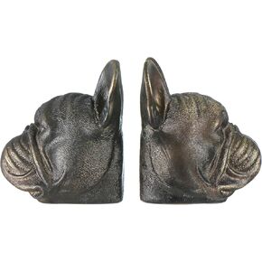 Creative Co-Op Resin Antique Bronze Dog, Set of 2 Bookends in Kuwait