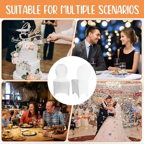 Moukeren Spandex Folding Chair Covers Stretch Chair Slipcovers Polyester Fitted Seat Covers for Wedding, Banquet, Celebration, Holidays,Dining Room, Living Room(White,12 Pcs) in Kuwait