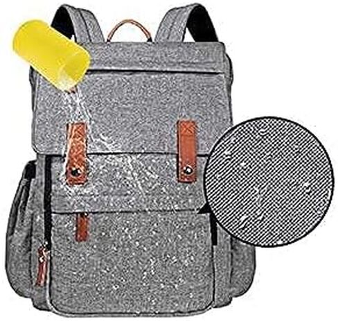 حقيبة ظهر للحفاضات للأم من هاب تيم، حقائب لحفاضات الأطفال ذات سعة كبيرة للأولاد والبنات، بحث في سجل الطفل (1004-DG) in Kuwait