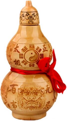 Feng Shui Chinese Peach Gourd Chinese Wu Lou Good Luck Wooden gourds Ornaments Decoration Home Crafts Treasure and Ornaments (baishiwuji) in Saudi Arabia