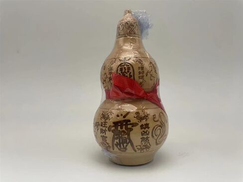 Feng Shui Chinese Peach Gourd Chinese Wu Lou Good Luck Wooden gourds Ornaments Decoration Home Crafts Treasure and Ornaments (baishiwuji) in Saudi Arabia