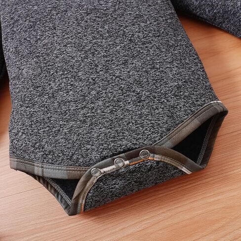 ملابس XFGLCK لحديثي الولادة للأولاد للخريف والشتاء بأكمام طويلة رومبير + مجموعة سراويل منقوشة بدلة رياضية in Kuwait