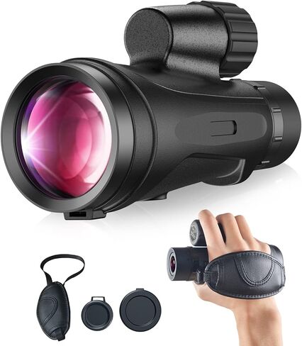 منظار أحادي العين APEXEL 12x50 ED، منظار أحادي العين محمول باليد في الهواء الطلق مع منشور BAK4 IPX7 مقاوم للماء وخفيف الوزن ومنظار أحادي العين لمباراة كرة القدم والصيد والمشي لمسافات طويلة والطيور والبالغين in Kuwait