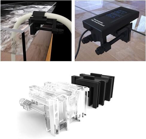 مطار حكر مجموعة مشابك متعددة الوظائف قابلة للتعديل (قطعتين)، مشبك تثبيت انبوب مياه حوض السمك، حامل خرطوم حوض السمك، حامل تغذية، حامل خرطوم المياه، رف تثبيت تغيير المياه لحوض السمك in Kuwait