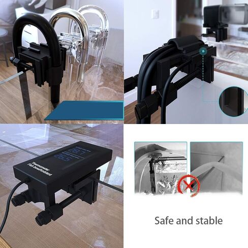 مطار حكر مجموعة مشابك متعددة الوظائف قابلة للتعديل (قطعتين)، مشبك تثبيت انبوب مياه حوض السمك، حامل خرطوم حوض السمك، حامل تغذية، حامل خرطوم المياه، رف تثبيت تغيير المياه لحوض السمك in Kuwait