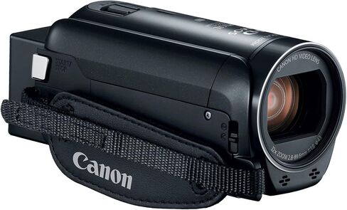 كاميرا فيديو Canon VIXIA HF R80 عالية الدقة مع تكبير متقدم 57x، فيديو 1080P، شاشة لمس 3 بوصة ومعالج صور DIGIC DV 4 - أسود (تم تجديده معتمد) in Kuwait