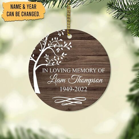 HYTURTLE My Mind Still Talks to You Cardinal Circle Ceramic Ornament - Memorial Christmas Ornament Gifts for Loss of Loved One in Heaven - Memorial Hanging Home Decorations Ornaments - 3' Inch in Saudi Arabia