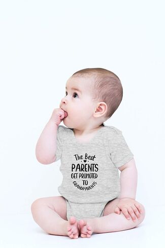 CBTwear Best Parents Get Promoted to Grandparents Baby Bodysuit in Saudi Arabia