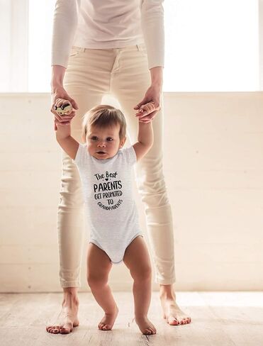 CBTwear Best Parents Get Promoted to Grandparents Baby Bodysuit in Saudi Arabia