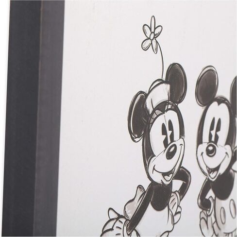 Disney Mickey Mouse Do the Impossible Framed Wood Wall Decor | Fun Mickey Wall Art for Bedroom or Office in Kuwait