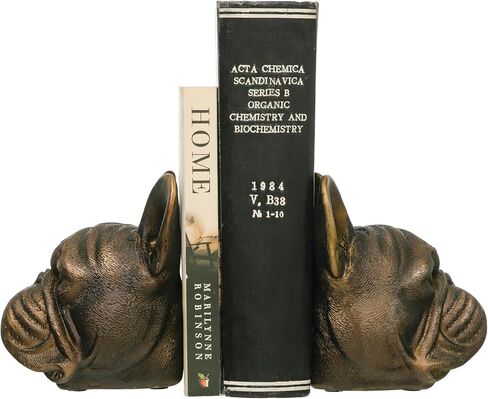 Creative Co-Op Resin Antique Bronze Dog, Set of 2 Bookends in Kuwait