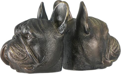 Creative Co-Op Resin Antique Bronze Dog, Set of 2 Bookends in Kuwait