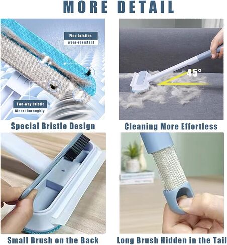 Linzdvay Pet Hair Remover Brush Reusable Cat and Dog Hair Remover Portable Professional Animal Hair Remover Tool for Furniture Couch Clothes in Kuwait