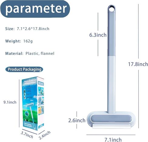 Linzdvay Pet Hair Remover Brush Reusable Cat and Dog Hair Remover Portable Professional Animal Hair Remover Tool for Furniture Couch Clothes in Kuwait