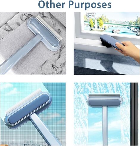 Linzdvay Pet Hair Remover Brush Reusable Cat and Dog Hair Remover Portable Professional Animal Hair Remover Tool for Furniture Couch Clothes in Kuwait