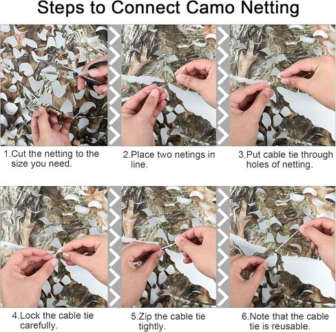 ستائر شبكية مموهة خفيفة الوزن من واكسايا، ستائر شبكية مموهة للتخييم، صيد البط، ظلة تحت عنوان ديكور الحفلات in Kuwait