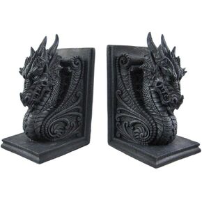 Gothic Dragon Bookends Midieval Book Ends Evil Medieval 8266 in Kuwait