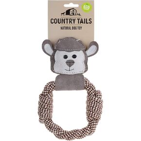 Rope Ring with A Chicken Head Suede, Premium Dog Toy (CTRR04) in Kuwait
