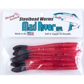 منتجات صيد السمك من ماد ريفر Mfg Stlhead Worms Nightmare مقاس 10.16 سم in Kuwait