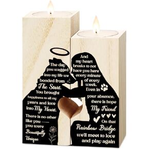 Memorial Dog Gifts,Dog Memorial Gifts for Loss of Dog,Loss of Dog Sympathy Gift,Pet Memorial Gifts for Dogs,Pet Loss Gifts, Sympathy Keepsake Dog Mom, Dog Dad for Loss of Pet,Dog Candle Holder. in Kuwait