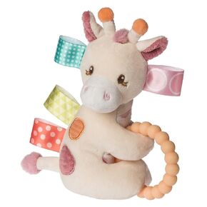Mary Meyer Taggies Soft Baby Rattle with Teether Ring and Sensory Tags, 6-Inches, Tilly Giraffe in Saudi Arabia