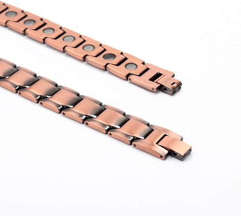 سوار نحاسي من ذا نورث رينغ للرجال يخفف التهاب المفاصل والصداع النصفي ونفق الرسغ وآلام مرفق التنس للرجال سوار من النحاس النقي قابل للتعديل in Kuwait