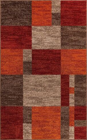 Unique Loom Autumn Collection Area Rug - Providence (2' 7" x 10' Runner, Blue Gray/ Light Brown) in Saudi Arabia
