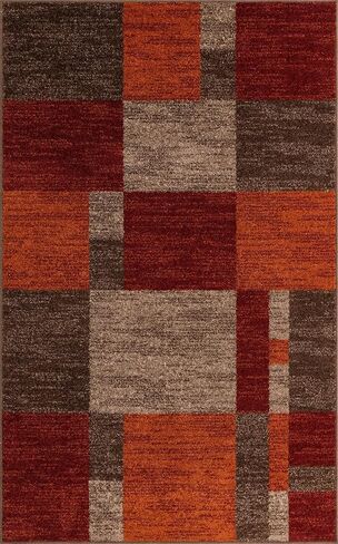 Unique Loom Autumn Collection Area Rug - Providence (2' 7" x 10' Runner, Blue Gray/ Light Brown) in Saudi Arabia