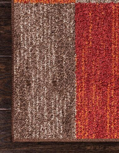 Unique Loom Autumn Collection Area Rug - Providence (2' 7" x 10' Runner, Blue Gray/ Light Brown) in Saudi Arabia