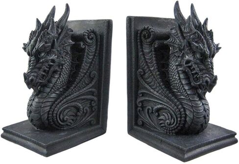 Gothic Dragon Bookends Midieval Book Ends Evil Medieval 8266 in Saudi Arabia