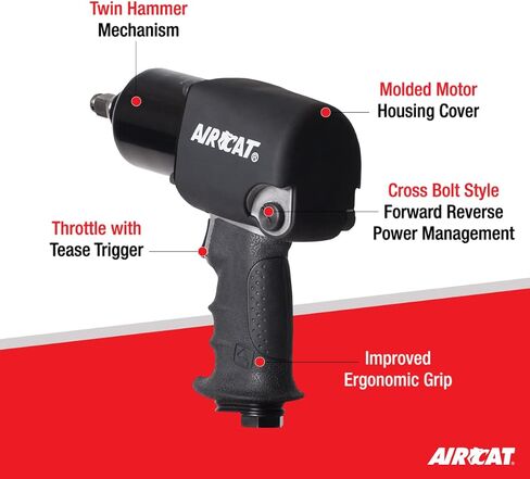 AIRCAT 1460-XL-2 1/2" Impact wrench with 2" ext anvil 725 ft-lb in Saudi Arabia
