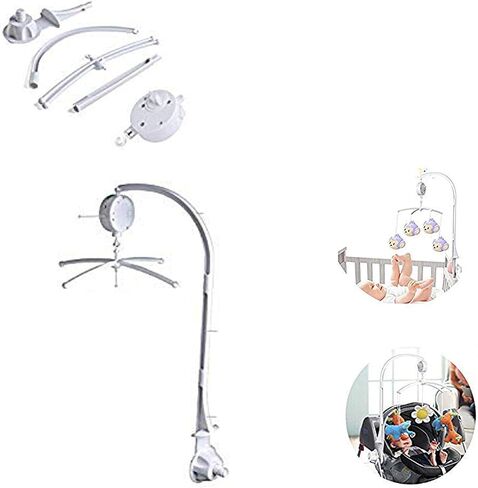 26 Inch (66 cm) Baby Crib Mobile Bed Bell Holder Music Box Holder Arm Bracket Baby Bed Stent Set Mobile Hanger Set for Baby Bed Mobile Bed in Saudi Arabia